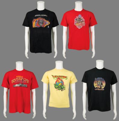 Lot #4279 Classic Arcade and Pinball T-Shirts (5)