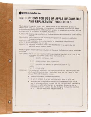 Lot #4037 Apple II Diagnostic Flow Charts and Schematics Booklet - Image 3