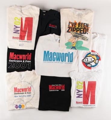 Lot #4194 Apple Macworld Promotional Material with 2000 Macworld Mouse, Programs, Posters, and T-Shirts - Image 3