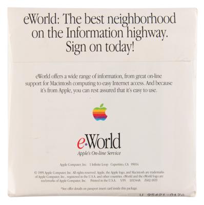 Lot #4074 Apple Computer eWorld Promotional Material and Sealed Disk - Image 3