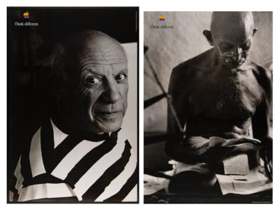 Lot #4180 Apple Think Different Posters (2) - Picasso and Gandhi - Image 1