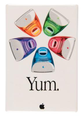 Lot #4185 Apple iMac G3 'Yum' Poster with Pin - Image 3