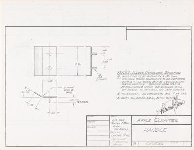 Lot #4026 Ron Wayne's Collection of (12) Apple II Cabinet Design Blueprints - Image 13