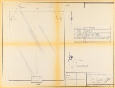 Lot #4026 Ron Wayne's Collection of (12) Apple II Cabinet Design Blueprints - Image 2