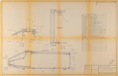 Lot #4028 Ron Wayne's Set of (5) Apple II Cabinet Design Blueprints - Image 10