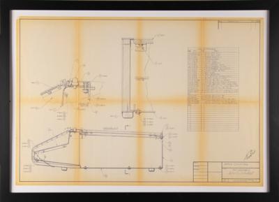 Lot #4028 Ron Wayne's Set of (5) Apple II Cabinet Design Blueprints - Image 11