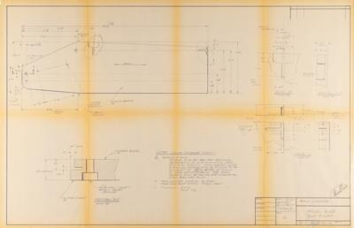 Lot #4028 Ron Wayne's Set of (5) Apple II Cabinet Design Blueprints - Image 2