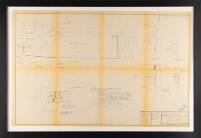 Lot #4028 Ron Wayne's Set of (5) Apple II Cabinet Design Blueprints - Image 3