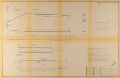 Lot #4028 Ron Wayne's Set of (5) Apple II Cabinet Design Blueprints - Image 4