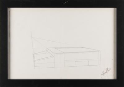 Lot #4029 Ron Wayne's (4) Original Apple II Cabinet Design Sketches - Image 3