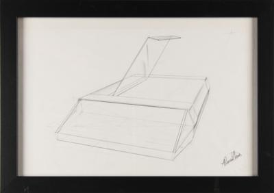 Lot #4029 Ron Wayne's (4) Original Apple II Cabinet Design Sketches - Image 5