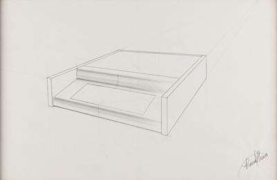 Lot #4029 Ron Wayne's (4) Original Apple II Cabinet Design Sketches - Image 6