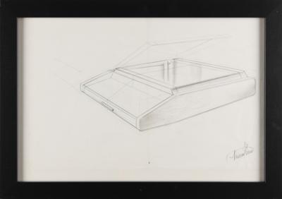 Lot #4029 Ron Wayne's (4) Original Apple II Cabinet Design Sketches - Image 9