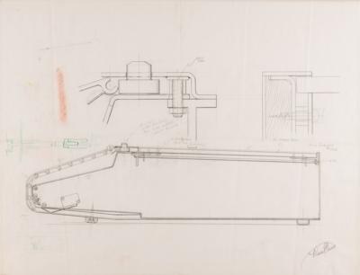 Lot #4030 Ron Wayne's (4) Original Apple II Cabinet Design Sketches - Image 2