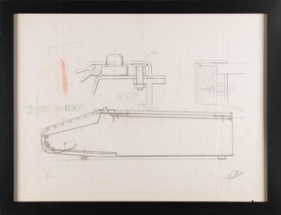 Lot #4030 Ron Wayne's (4) Original Apple II Cabinet Design Sketches - Image 3