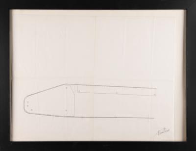 Lot #4030 Ron Wayne's (4) Original Apple II Cabinet Design Sketches - Image 5