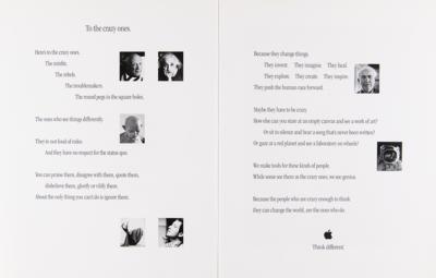 Lot #4089 Apple Computer Limited Edition '1998: The Year of Thinking Different' Booklet - Image 3