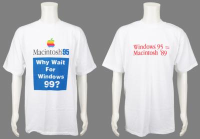 Lot #4132 Apple Computer (2) 'Windows 95'