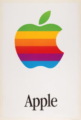 Lot #4152 Apple Computer (5) 'Rainbow' Logo Posters - Image 5