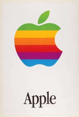 Lot #4152 Apple Computer (5) 'Rainbow' Logo Posters - Image 6