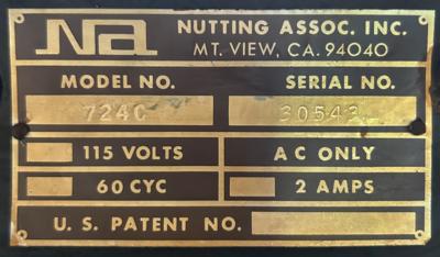 Lot #4267 Computer Space 2-Player Arcade Video Game (Nutting, 1973) - Image 8