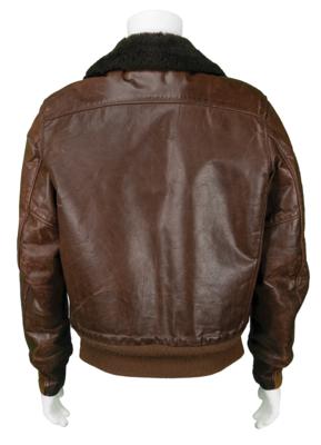 Lot #4005 Steve Jobs 'Middle Finger to IBM' Leather Bomber Jacket - Image 2