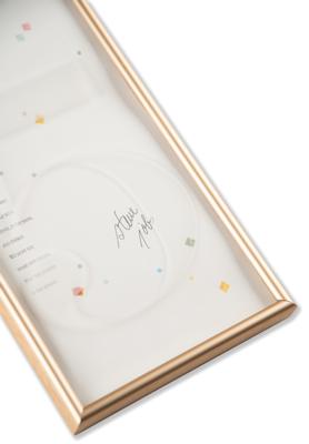 Lot #4010 Steve Jobs Signed Apple 5-Year Service Award for Employee who"played a major role in the building of Apple's phenomenal success" - Image 2