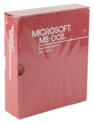 Lot #4260 Microsoft MS-DOS Operating System User's