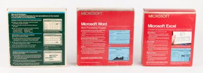 Lot #4054 Apple Macintosh Software Suite: Microsoft Excel, Word, and Multiplan (First Versions, c. 1984) - Image 2