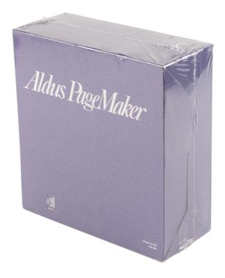 Lot #4262 Aldus PageMaker Software: Version 4.00 for Apple Macintosh (Sealed) - Image 2