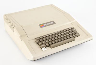 Lot #4043 Apple II Computer with Sanyo Monitor, Disk II Drive, Silentype Thermal Printer, and Manuals - Image 2