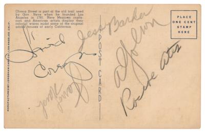 Lot #728 Al Jolson and Actors Signatures - Image 1