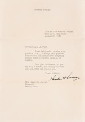 Lot #91 Herbert Hoover Signed Bible and Typed Letter Signed - Image 2