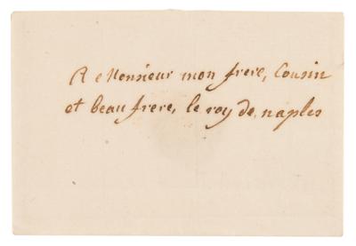 Lot #189 Marie Antoinette Rare Autograph Letter Signed to King Ferdinand I of the Two Sicilies - Image 3