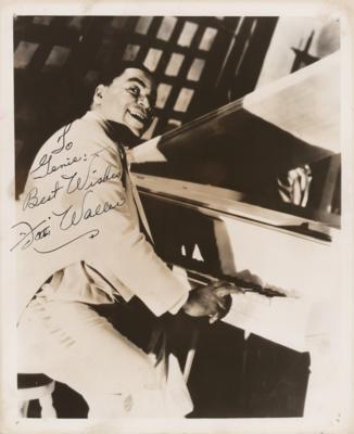 Lot #629 Fats Waller Signed Photograph - Image 1