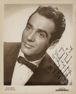 Lot #620 Gene Krupa Signed Photograph - Image 1