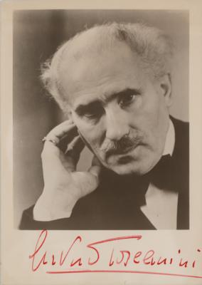 Lot #607 Arturo Toscanini Signed Photograph - Image 1