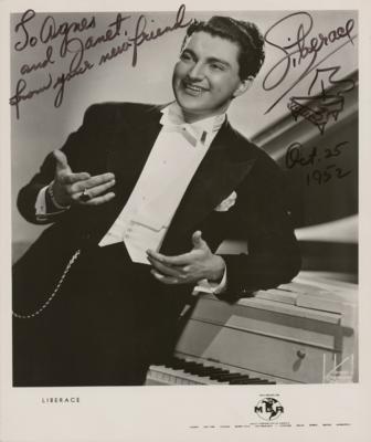 Lot #621 Liberace Signed Photograph - Image 1