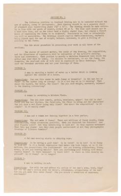 Lot #506 Walt Disney Productions Job Application Package (1936) - Image 7