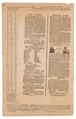 Lot #302 Massachusetts Ratifying Convention: The Connecticut Courant from March 10, 1788 - Image 3