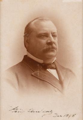 Lot #63 Grover Cleveland Signed Photograph - Image 1