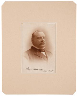 Lot #63 Grover Cleveland Signed Photograph - Image 2