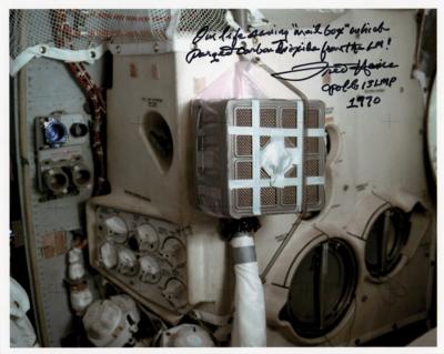 Lot #444 Fred Haise Signed Photograph - Image 1