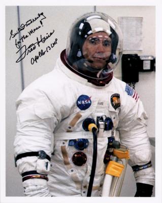 Lot #445 Fred Haise Signed Photograph - Image 1