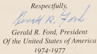 Lot #82 Gerald Ford Signed Limited Edition Book - President John F. Kennedy: Assassination Report of the Warren Commission - Image 2