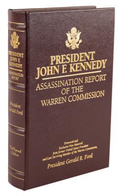 Lot #82 Gerald Ford Signed Limited Edition Book - President John F. Kennedy: Assassination Report of the Warren Commission - Image 3