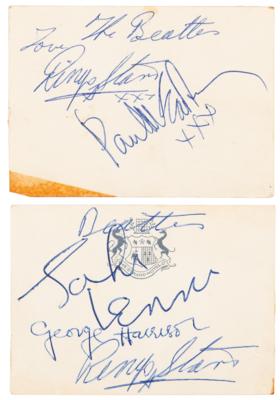 Lot #571 Beatles Signatures - Obtained in Birmingham, Early June 1963 - Image 1