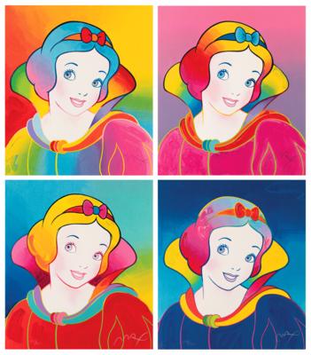 Lot #479 Peter Max Limited Edition 'Snow White Suite' (4) Serigraphs - Image 1