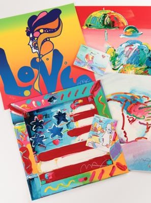 Lot #480 Peter Max Limited Edition 'Retrospective