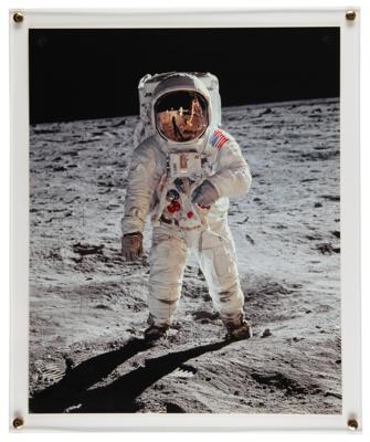 Lot #410 Buzz Aldrin Signed Print and Limited Edition Moonfire Book - Image 3